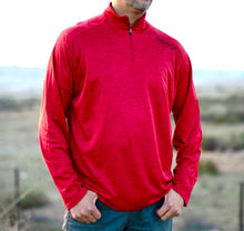 RED: 1/4 Zip Pullover